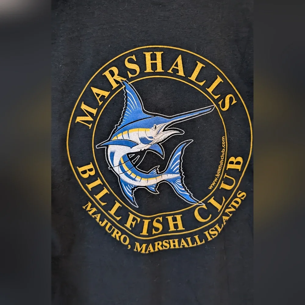 Black T-Shirt with Gold Graphic - Picture 5 of 6